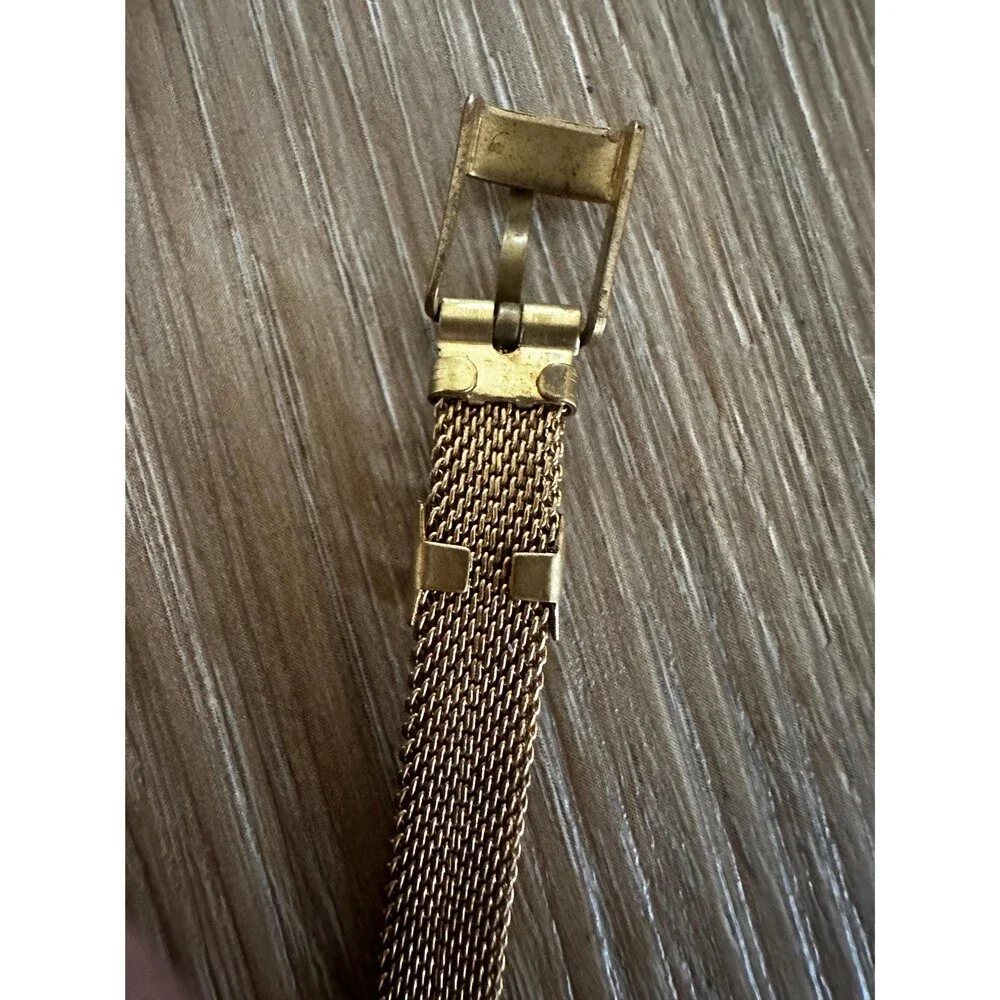 Vintage Brass Mesh Belt Bracelet